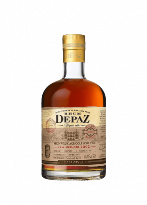 Rum Depaz Cask Strenght 2002 61,6% cl.70 in vendita