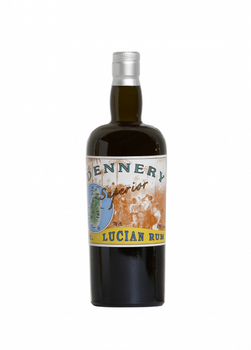 Dennery Superior Silver Seal Rum 43% cl.70 in vendita