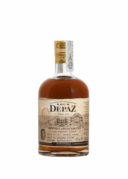 Rum Depaz Hors D'age Brut de Fut 2004 58% cl.70 in vendita